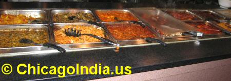 Indian Buffet Counter image © ChicagoIndia.us