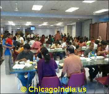 Busy Canteen at SVS Temple Aurora