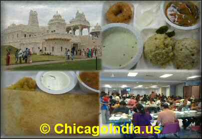 Chicago Balaji Temple Cafteria Review image © ChicagoIndia.us